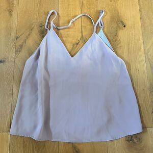 Tobi Leona flowy v neck tank top in lavender